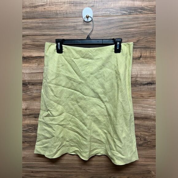 Ann Taylor linen blend skirt 10 - Picture 1 of 4